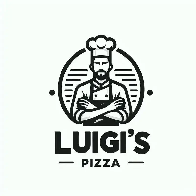 KI Bilder erstellen - Chef Logo Restaurant Brand AI Generated